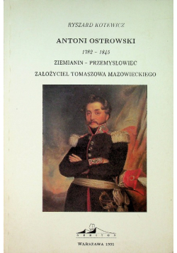 Antoni Ostrowski 1782 1845