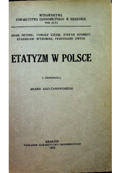 Etatyzm w Polsce 1932 r.