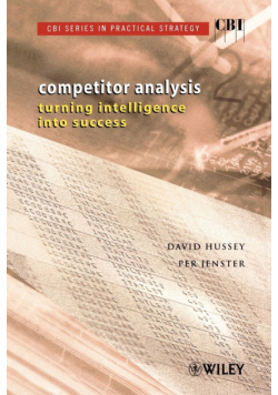 Cbi Series in Practical Strategy, Competitor Analysis