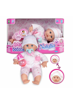 Lalka Natalia Śpiący bobasek 35cm