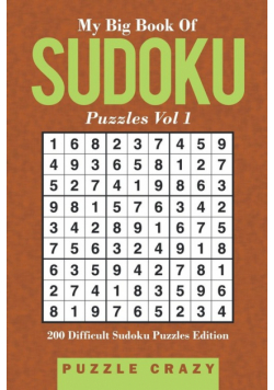 My Big Book Of Soduku Puzzles Vol 1