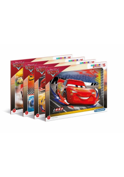 Puzzle ramkowe 15 Super kolor Cars