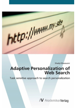 Adaptive Personalization of Web Search