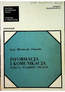 Informacja i komunikacja