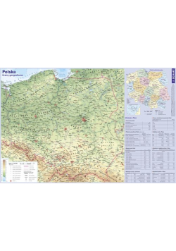 Podkładka na biurko Mapa Polski