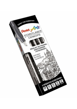 Cienkopis Pointliner 5 szt PENTEL