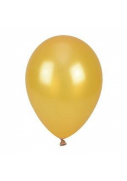 Balony metalizowane złote 25cm 100szt