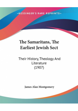 The Samaritans, The Earliest Jewish Sect