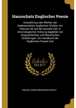 Hausschatz Englischer Poesie