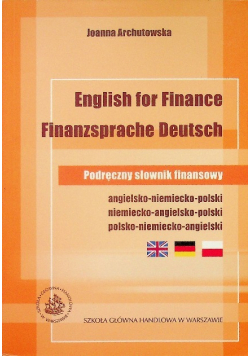 English for Finance Finanzsprache Deutsch