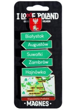 Magnes I love Poland Podlaskie ILP-MAG-C-POD-09