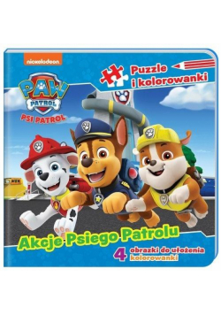 Psi Patrol. Puzzle i kolorowanki cz.3