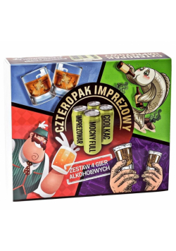Czteropak imprezowy - zestaw 4 gier alkoholowych