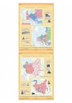 Mapa - Historia. I Wojna Światowa. Traktat...