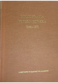 Bibliografia kopernikowska 1956 1971