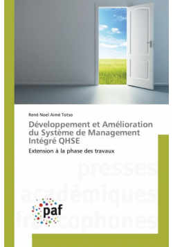 Développement et Amélioration du Système de Management Intégré QHSE