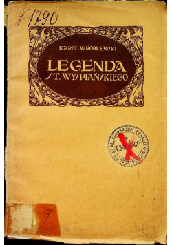 Legenda St Wyspiańskiego 1920 r.