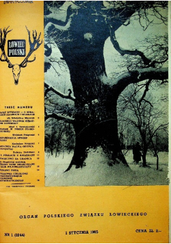 Łowiec Polski 1965 numer 1 do 24