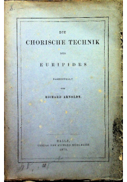 Die chorische technik 1878 r.