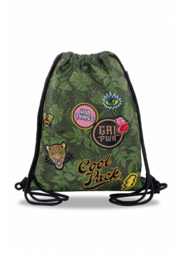 Worek sportowy Coolpack Sprint Badges Green