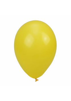 Balony pastelowe jednokolorowe żółte 24cm 10szt