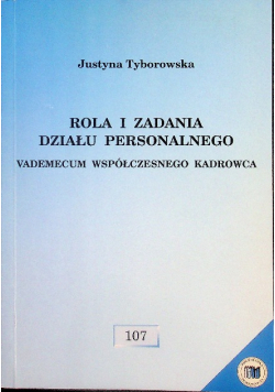 Rola i zadania działu personalnego