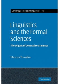 Linguistics and the Formal Sciences
