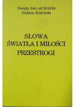 Słowa Światła i Miłości Przestrogi Miniatura
