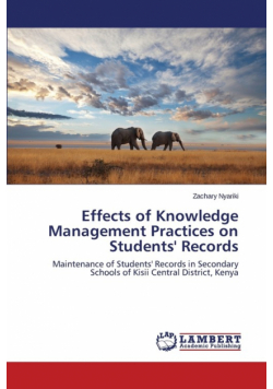 Effects of Knowledge Management Practices on Students' Records