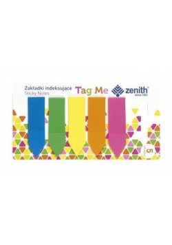 Zakładki indeksujące Tag Me 5 kolorów ZENITH