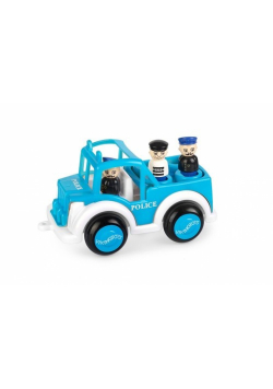 Pojazd jeep Policja z figurkami jumbo