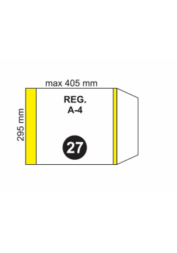 Okładka na podr A4 regulowana NR 27 (20szt)