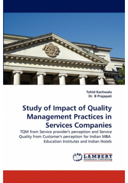 Study of Impact of Quality Management Practices in Services Companies