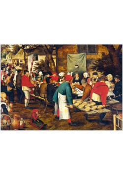 Puzzle 1000 Chłopskie wesele, Brueghel