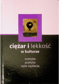 Ciężar i lekkość w kulturze