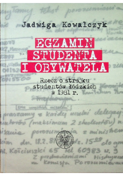Egzamin studenta i obywatela