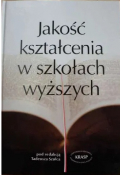 Jakość kształcenia w szkołach wyższych