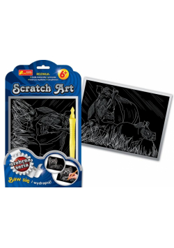 Scratch Art. Srebrna seria - Nosorożec