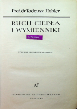 Inżynieria chemiczna Ruch ciepła i wymienniki