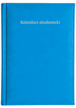 Kalendarz akad. 2023/24 A5 tyg. Vivella niebieski