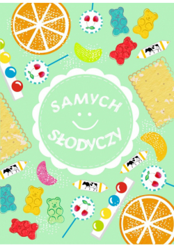 Karnet B6 Urodziny Słodycze