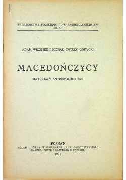 Macedończycy 1931 r.