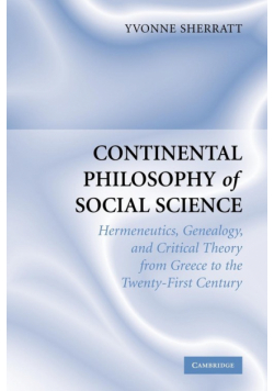 Continental Philosophy of Social Science