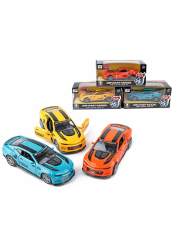 Auto metalowe z napędem w pudełku MIX