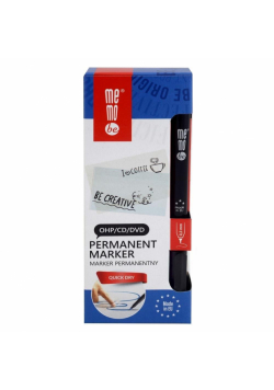 Marker permanentny 0,3mm czarny (10szt) MemoBe