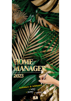 Kalendarz ścienny paskowy Szeroki Home Manager
