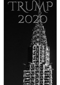 Trump 2020  Iconic Chrysler Building writing Drawing Journal