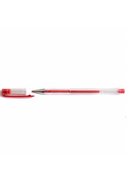 Pióro żel 3006 czerwone (12szt) 3006 D.RECT