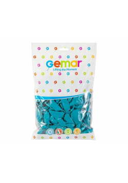 Balony pastelowe turkusowo niebieskie 30cm 100szt