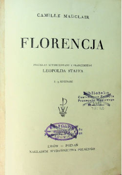 Florencja 1926 r